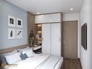 Thi công trọn gói căn hộ MDF cốt xanh chống ẩm melamine
