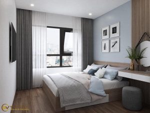 Thi công trọn gói căn hộ MDF cốt xanh chống ẩm melamine