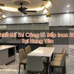 Thiết Kế Thi Công Tủ Bếp Inox 304 Tại Hưng Yên