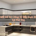Thiết Kế Thi Công Tủ Bếp Inox 304 Tại Phú Thọ