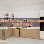 Thiết Kế Thi Công Tủ Bếp Laminate Tại Hải Dương