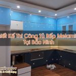 Thiết Kế Thi Công Tủ Bếp Melamine Tại Bắc Ninh
