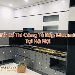 Thiết Kế Thi Công Tủ Bếp Melamine Tại Hà Nội