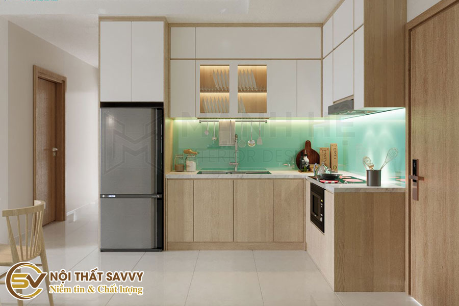 Tủ Bếp Gỗ Công Nghiệp