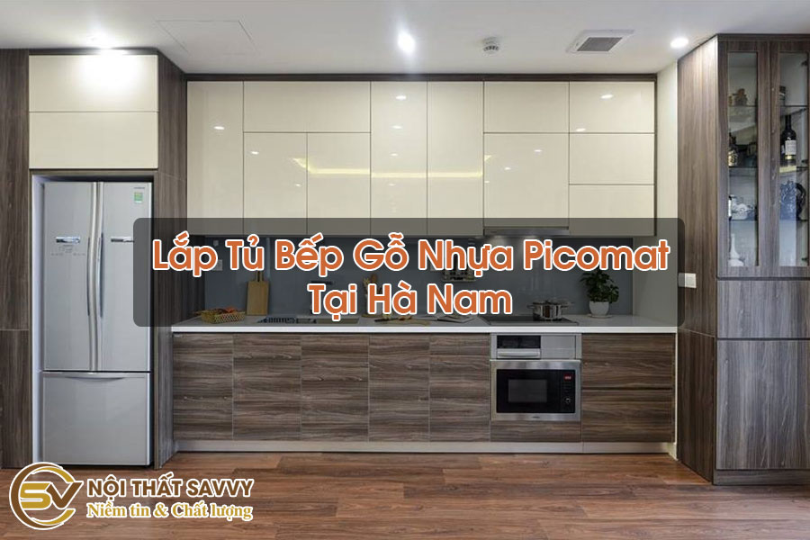 Tủ Bếp Gỗ Nhựa Picomat Tại Hà Nam