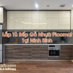 Tủ Bếp Gỗ Nhựa Picomat Tại Ninh Bình