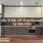 Tủ Bếp Gỗ Nhựa Picomat Tại Vĩnh Phúc