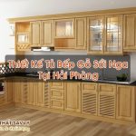 Tủ Bếp Gỗ Sồi Nga Tại Hải Phòng