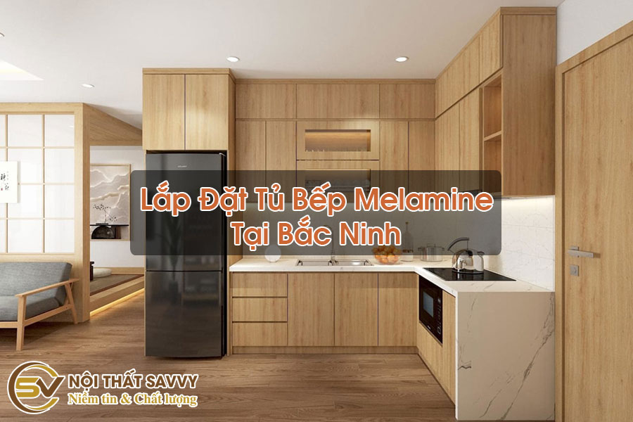 Tủ Bếp Melamine Tại Bắc Ninh